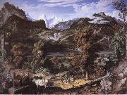 Joseph Anton Koch Swiss Landscape oil painting